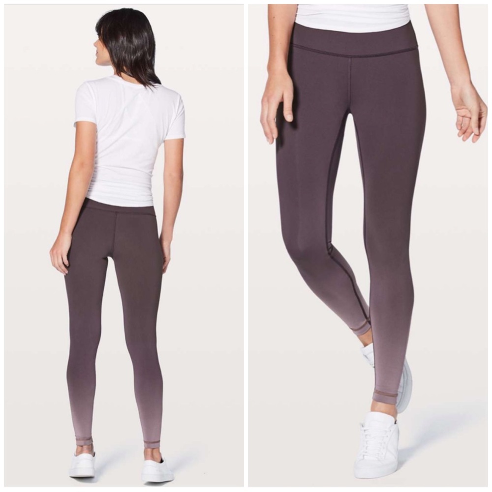 Lululemon Wunder Under Hi-Rise Tight Ombre Boysenberry